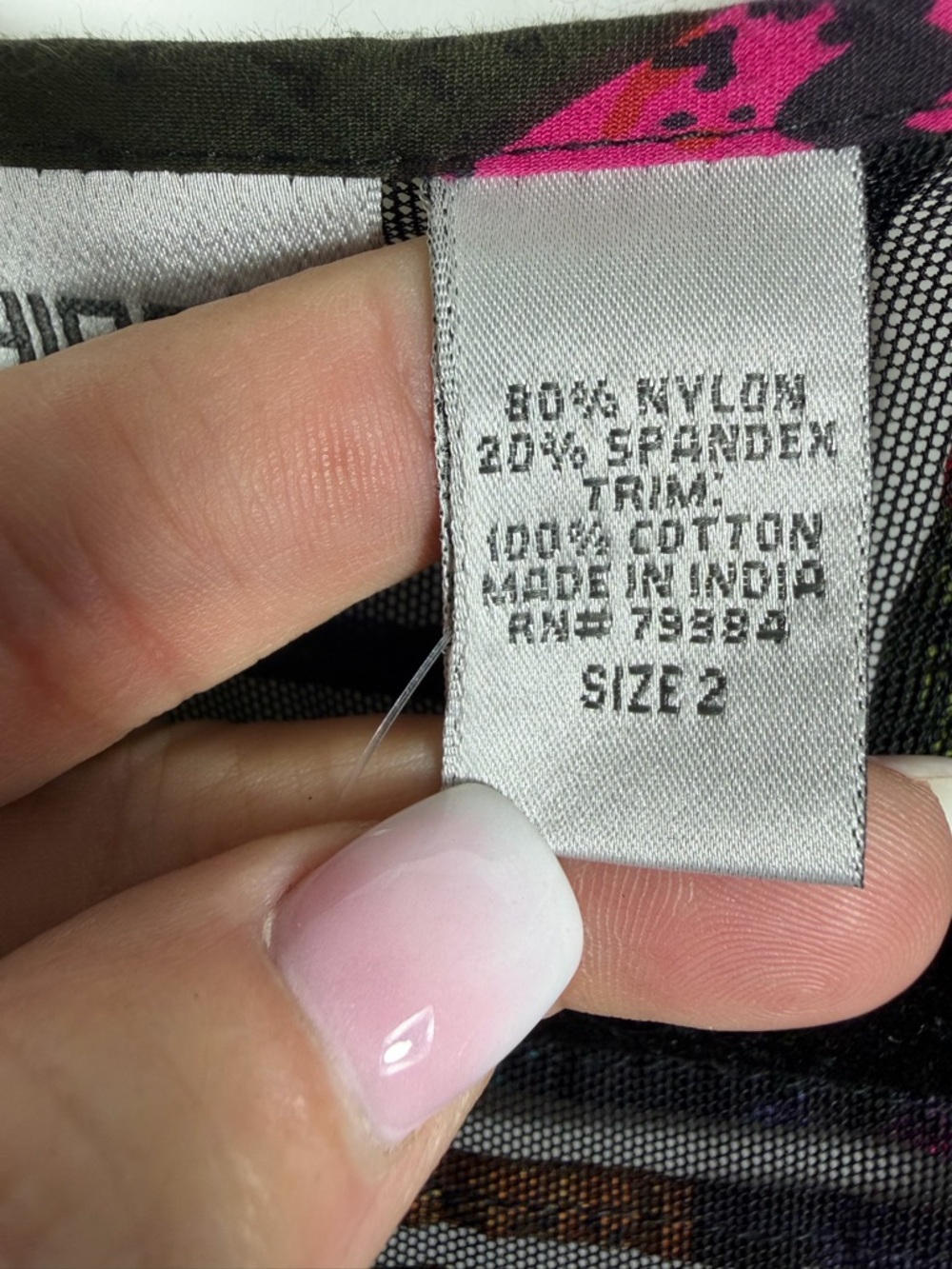 Chico’s NWT Women’s Rainbow Ribbon Embroidered Jacket In Chico’s Size 2, Large. - Picture 7 of 13